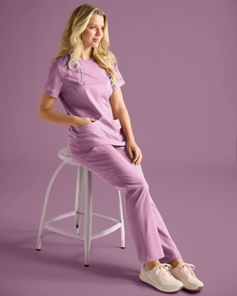 smokey mauve scrubs