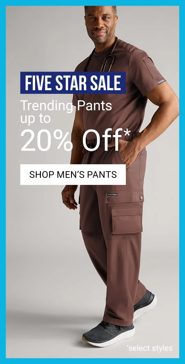 Men’s Scrub Pants on Sale 