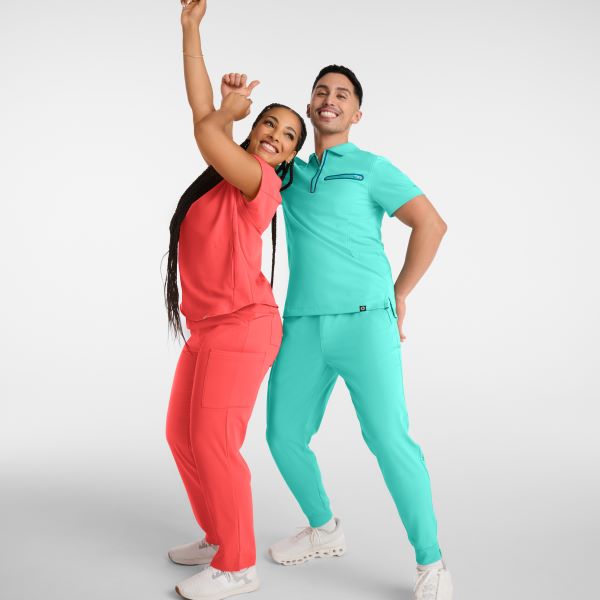 bright nursing scrubs