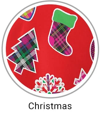 Christmas Print Scrubs