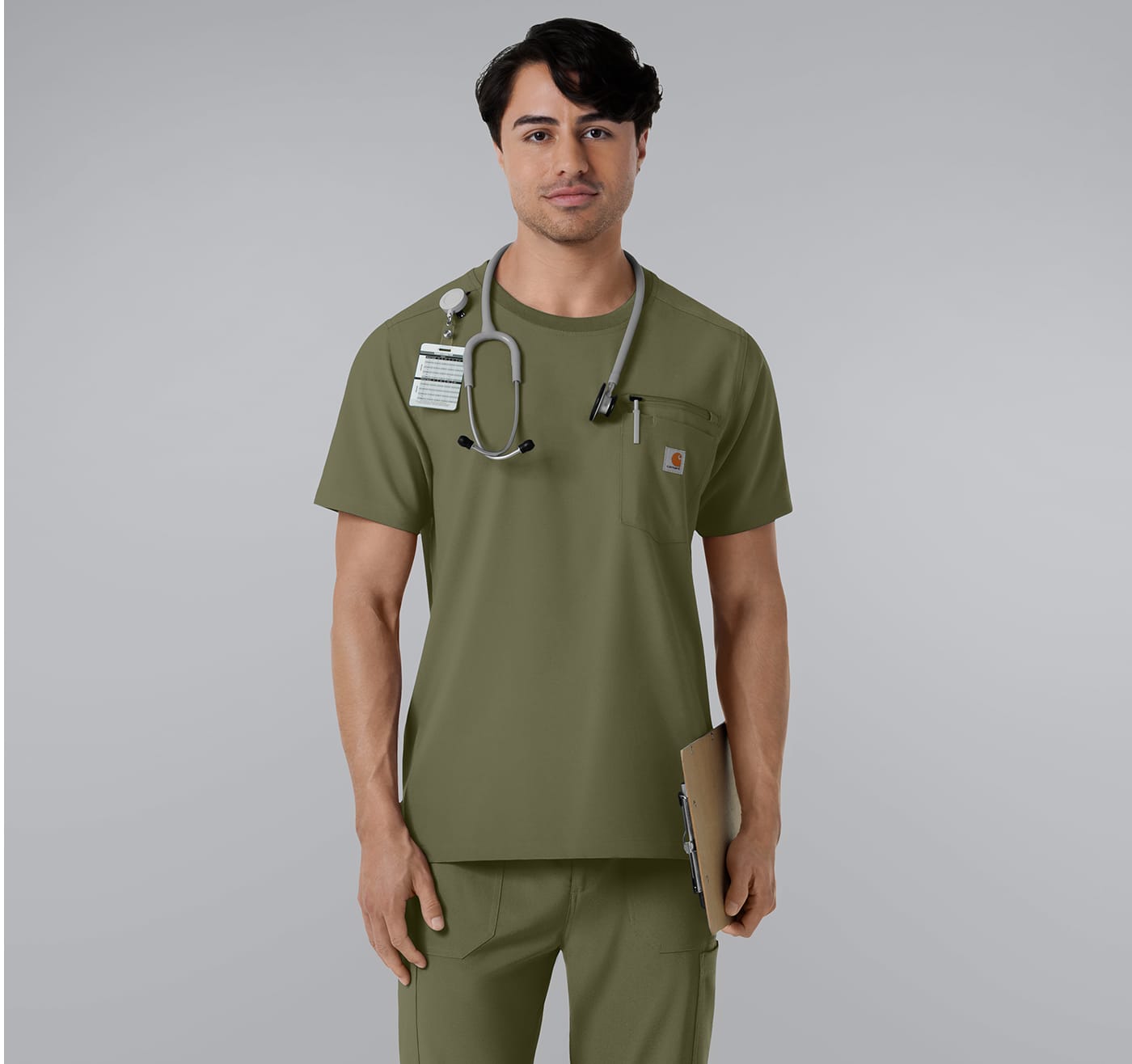 Carhartt Cross Flex Crew Neck Scrub Top
