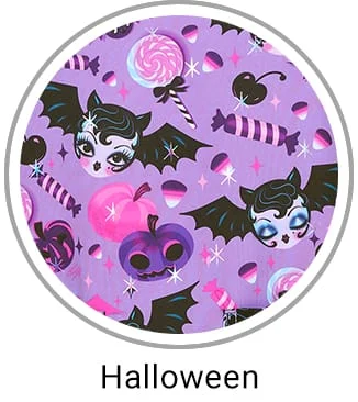 Halloween Print Scrubs 