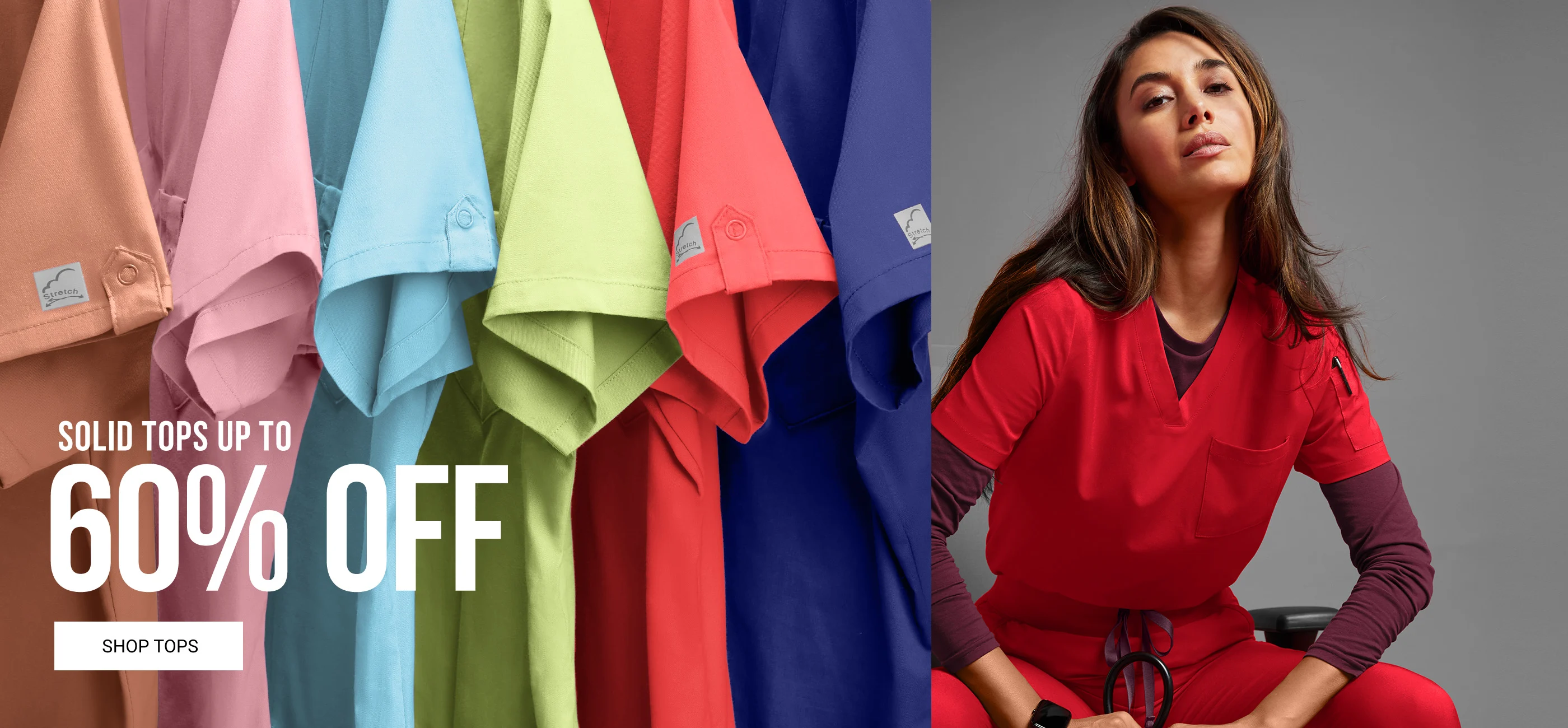 Scrub Tops on Sale 