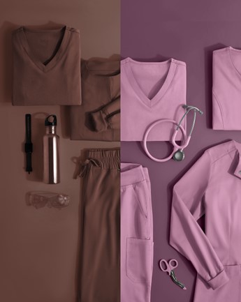 fall color scrubs