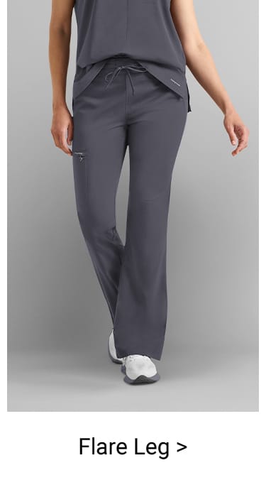 Flare Leg Scrub Pants 