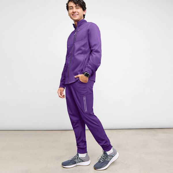 purple scrubs for men