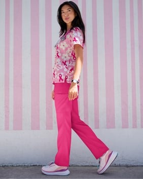 pink scrubs