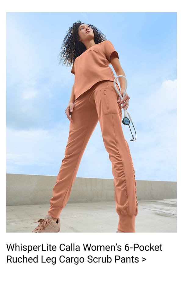 WhisperLite Calla 6-Pocket Scrub Pants
