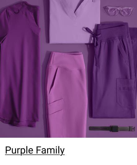Shop Purple Family Scrubs