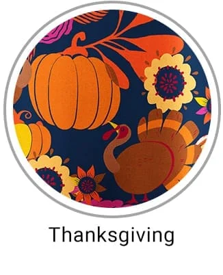 Thanksgiving Print Scrubs