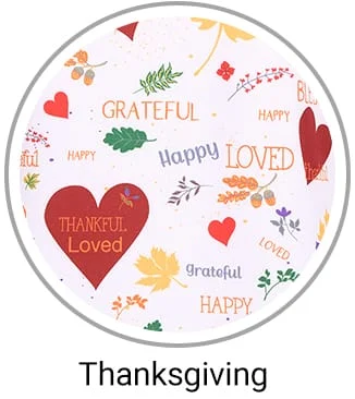 Thanksgiving Print Scrubs 
