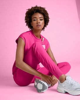 hot pink medical scrubs