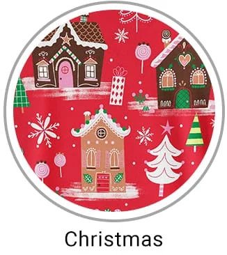 Christmas Print Scrubs