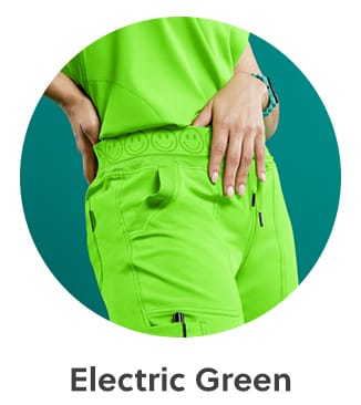 Electric Green Scrubs