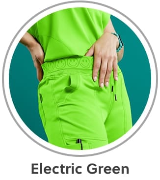 Electric Green Scrubs