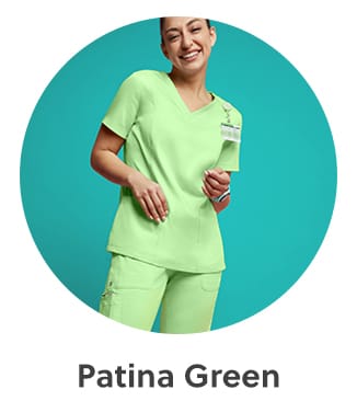 Patina Green Scrubs