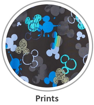 Men’s Print Scrub Tops 