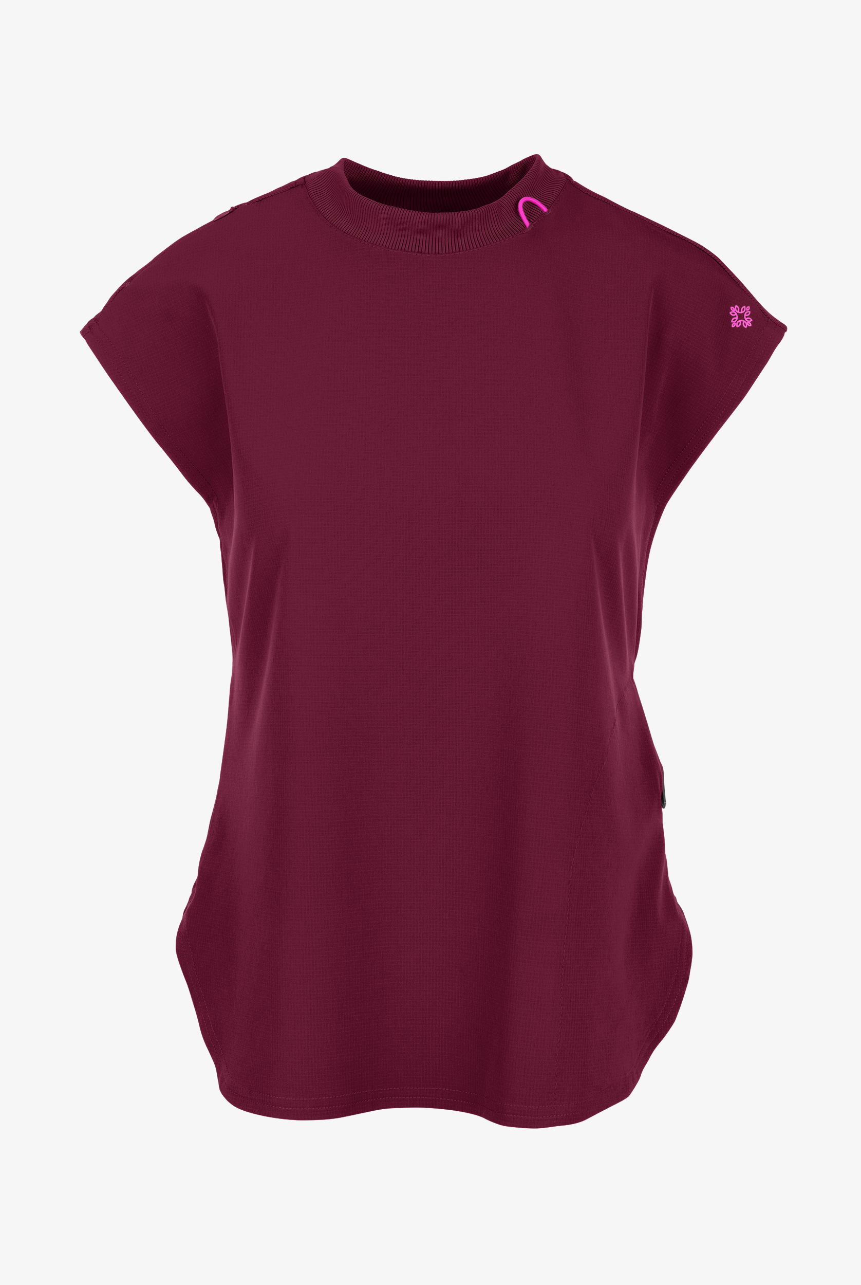 Med Couture Amp Women's 2-Pocket STRETCH Tuck in Dolman Crew Neck Scrub Top