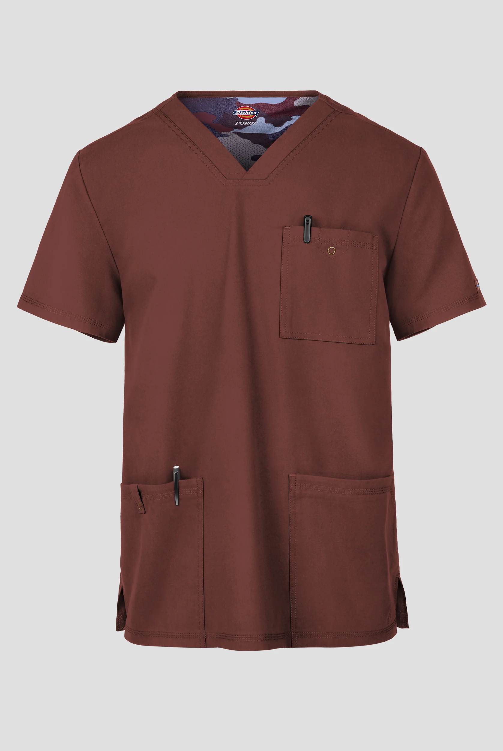 Dickies Forge Men's 3-Pocket V-Neck Scrub Top