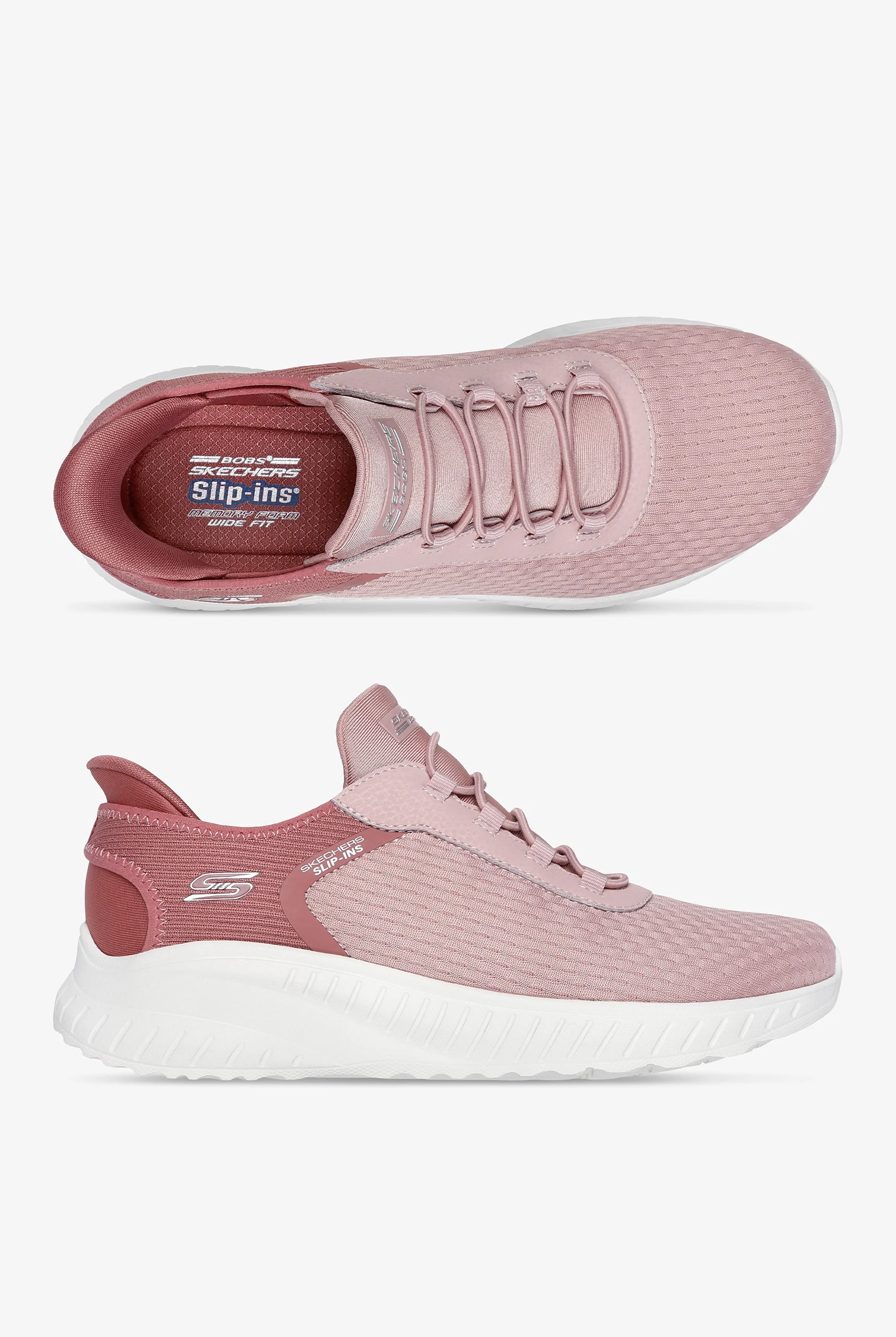 Skechers Bobs Women's SLIP-INS SQUAD CHAOS - IN COLOR Athletic Nursing Shoes