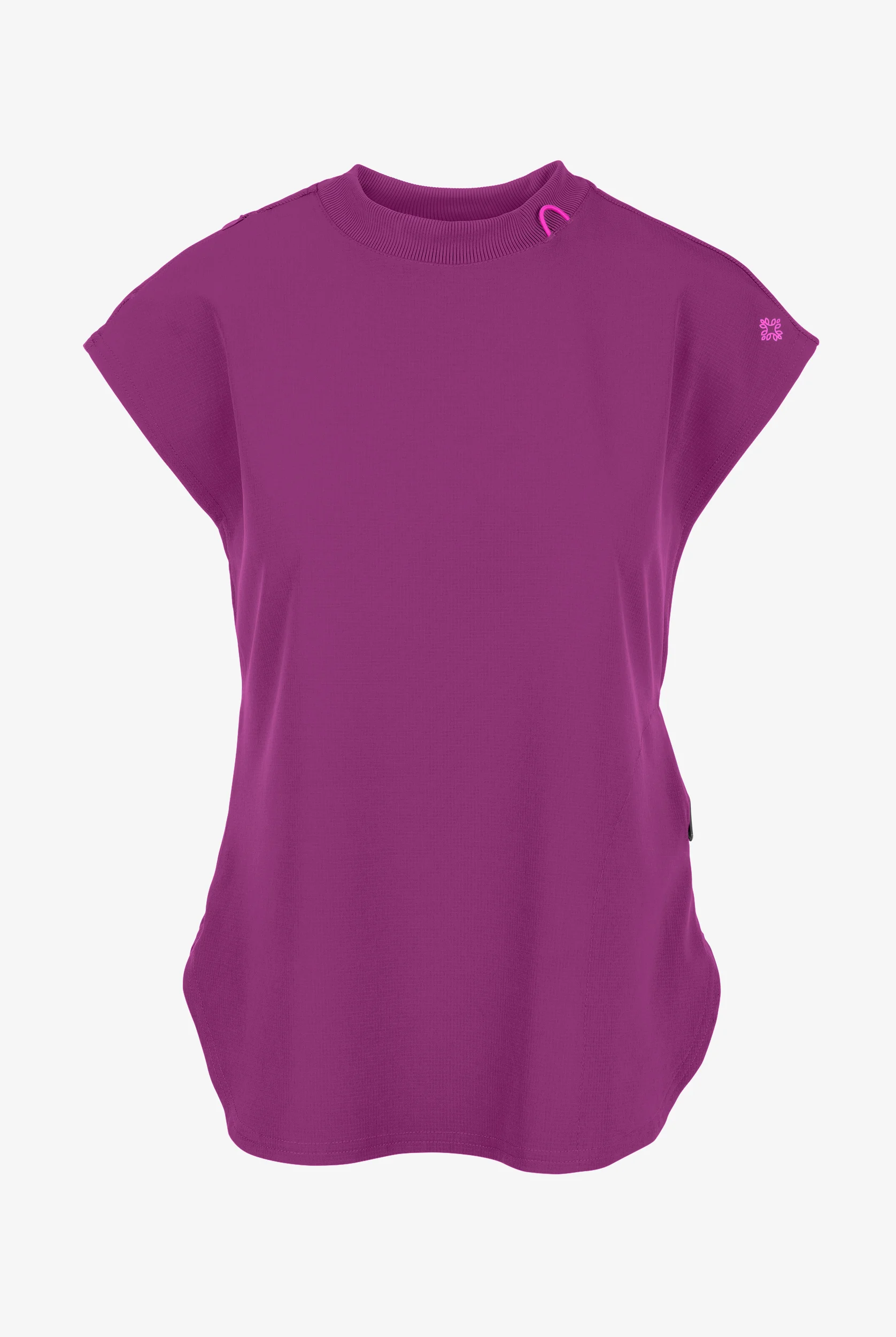 Med Couture Amp Women's 2-Pocket STRETCH Tuck in Dolman Crew Neck Scrub Top