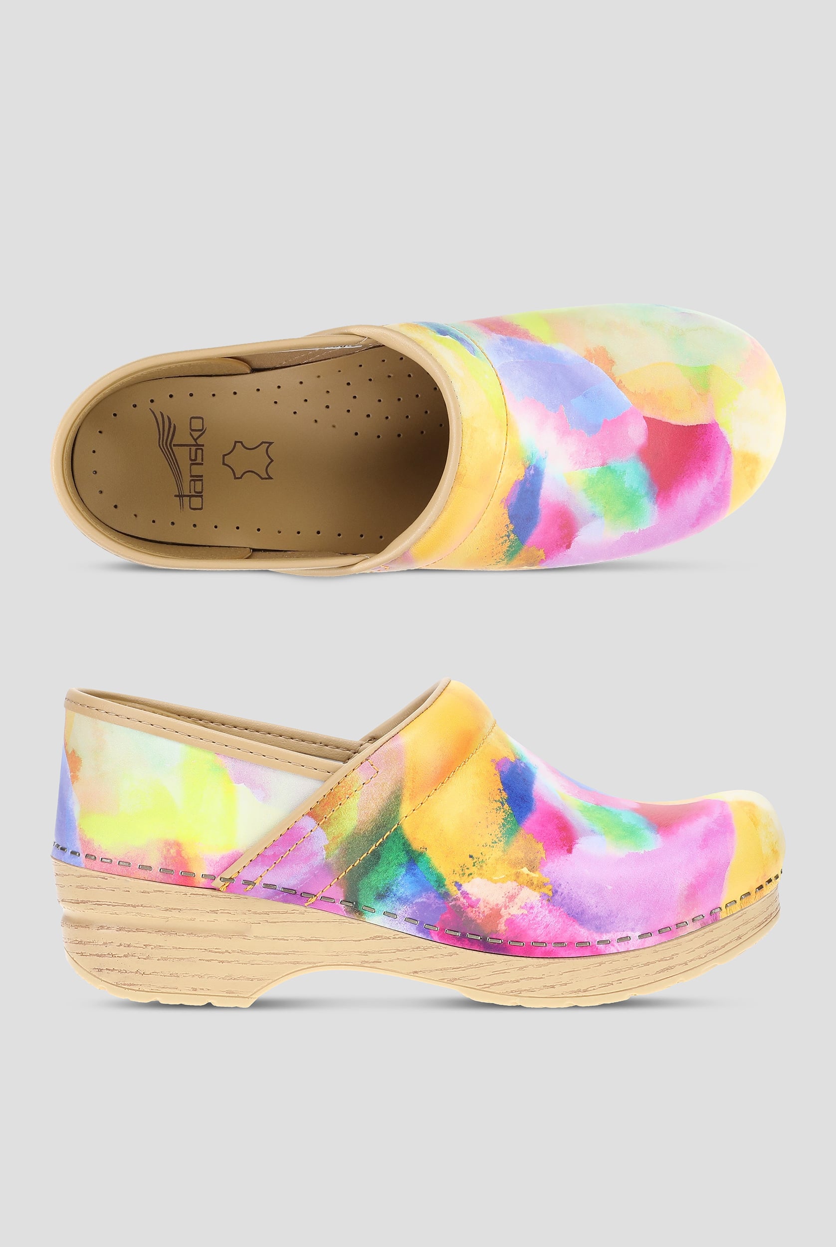 Dansko Women's Professional Limited Edition Watercolor Clog