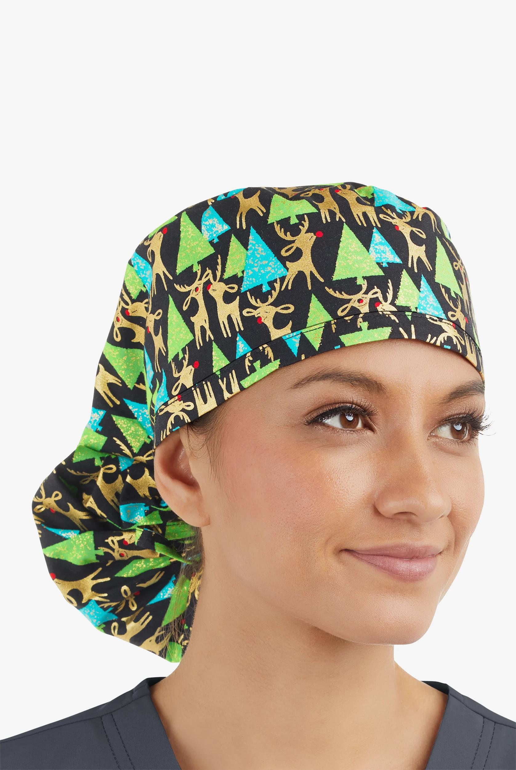 Gorro médico quirúrgico estampado UA Deeries para mujer