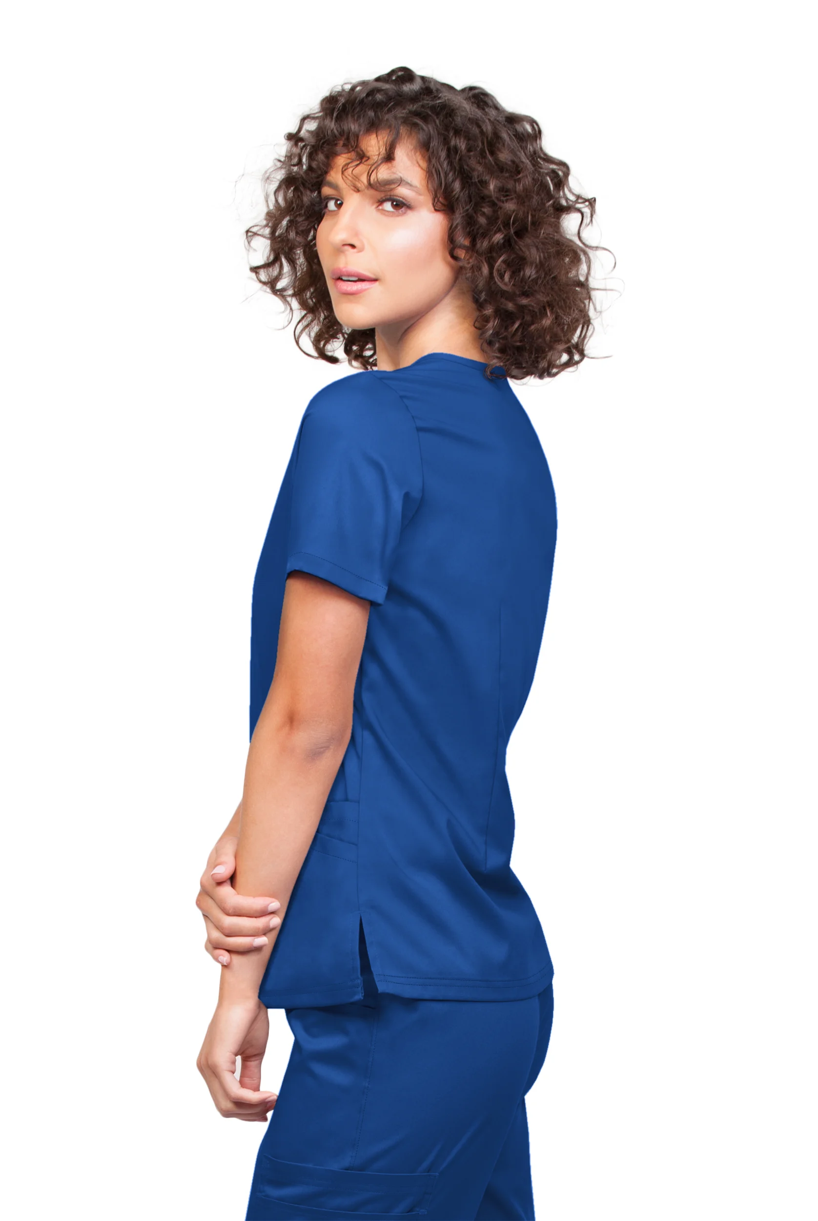 Strictly Scrubs Women's 4- Pocket V-Neck Scrub Top