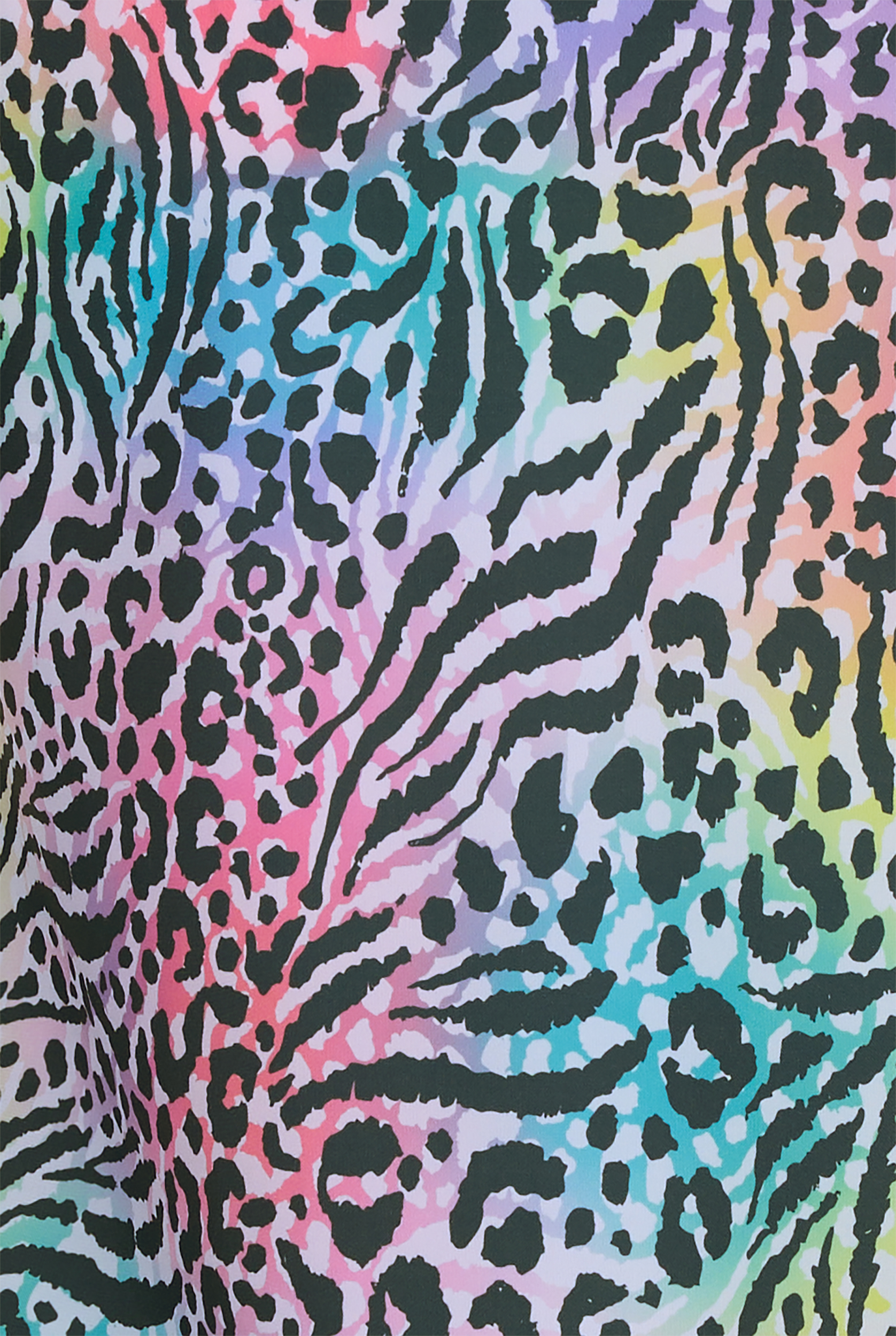 Zavate Ava Therese Wild Sorbets Women's 2-Pocket STRETCH V-Neck Print Scrub Top