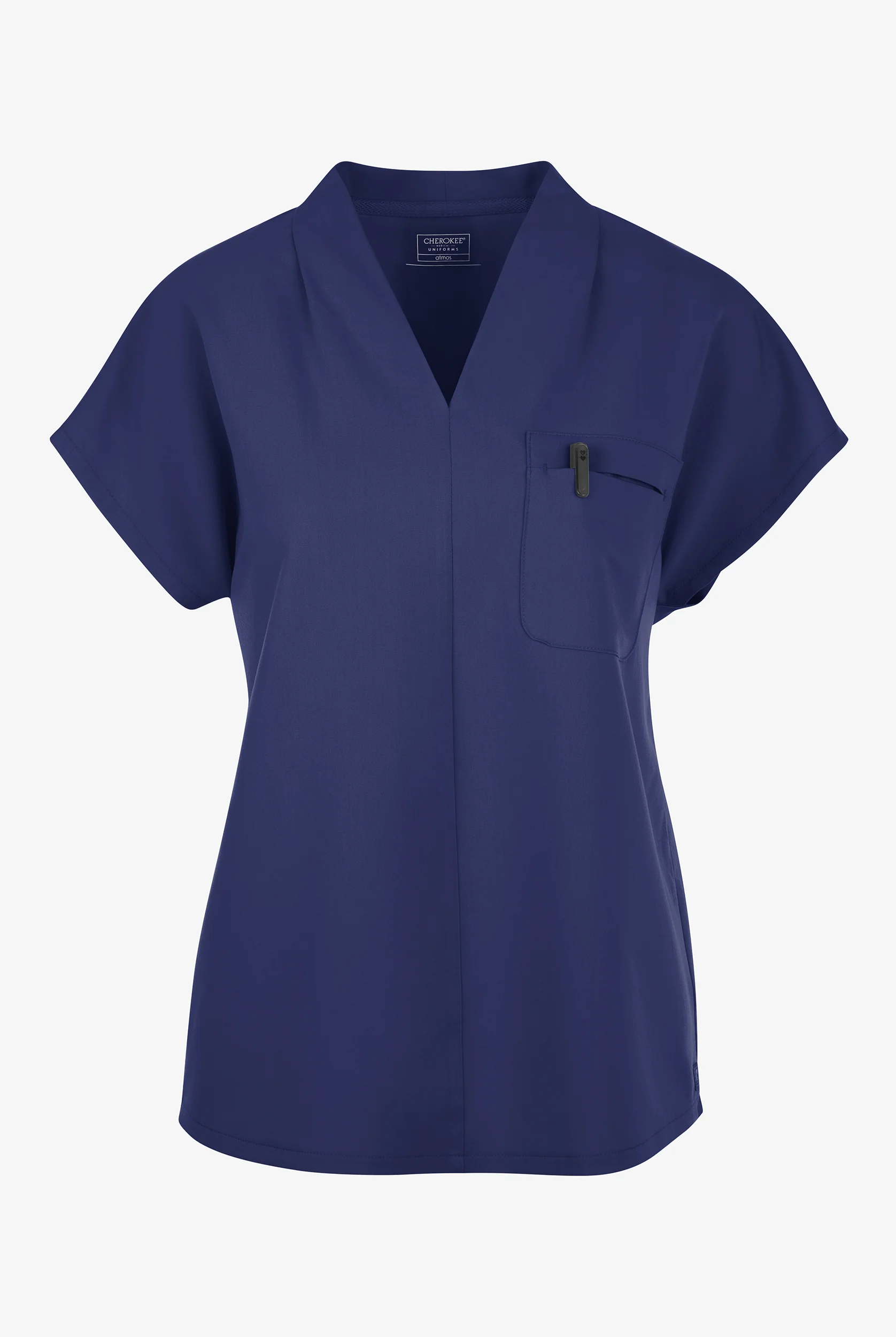 Blusa m&eacute;dica Cherokee Atmos STRETCH con mangas dolm&aacute;n y 1 bolsillo para mujer