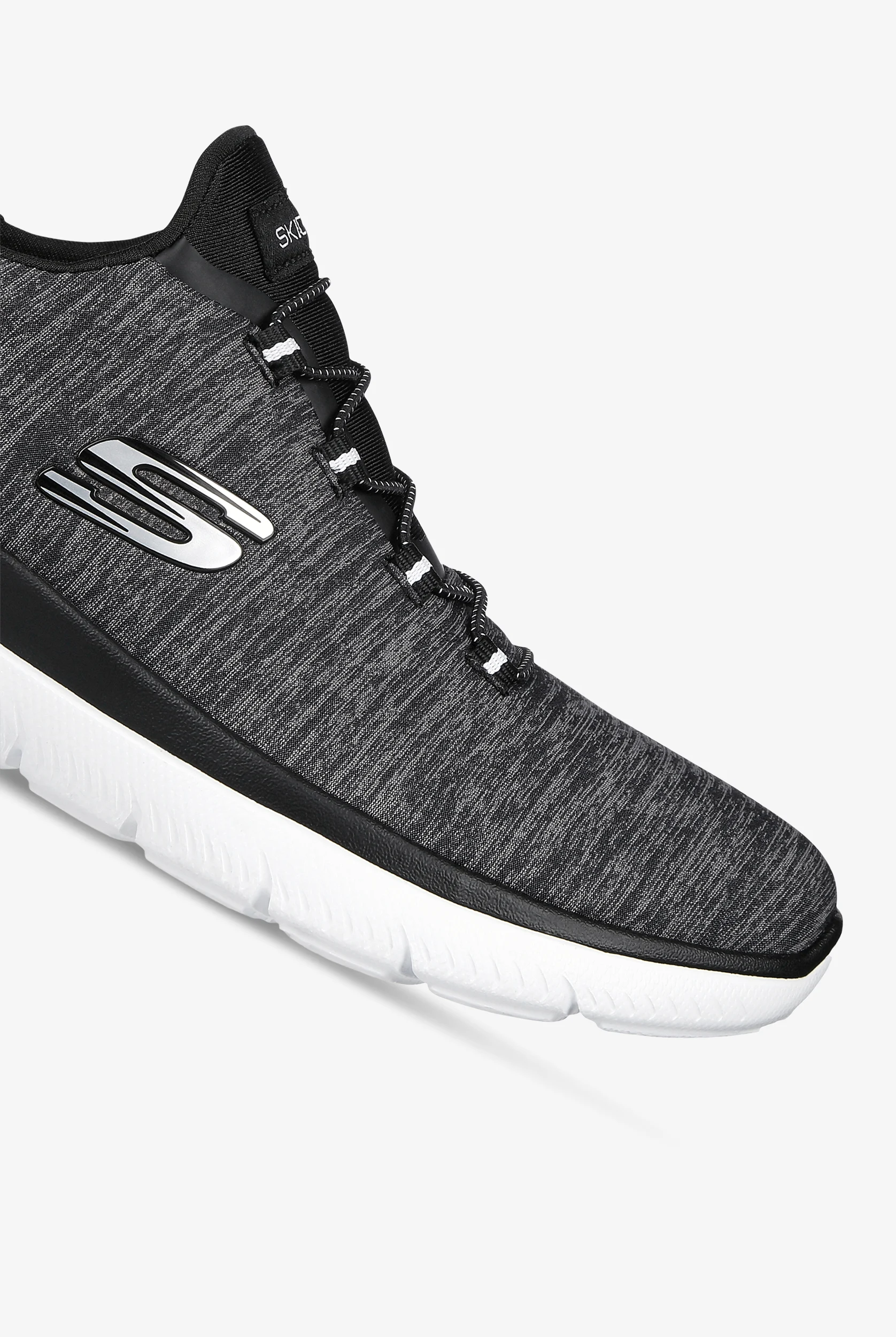 Skechers Sport Women's Summits Dazziling Haze Black Slip-Ins Athletic Nursing Shoes