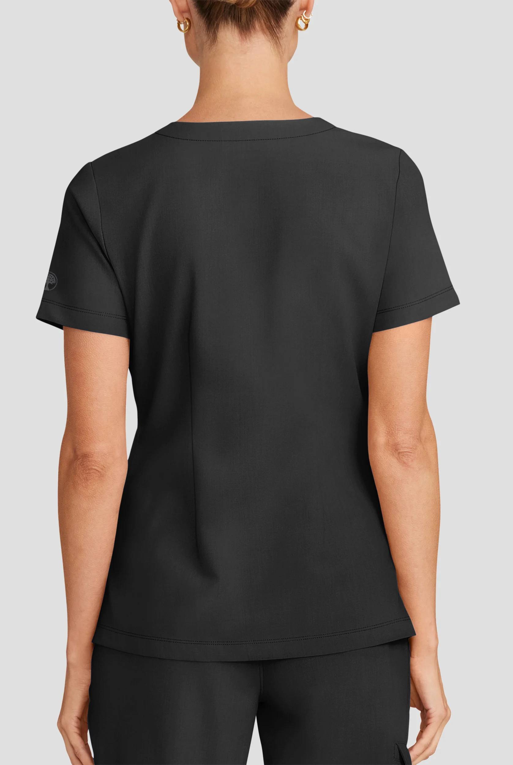 Blusa m&eacute;dica Healing Hands Quest STRETCH con cuello en V y 1 bolsillo para mujer