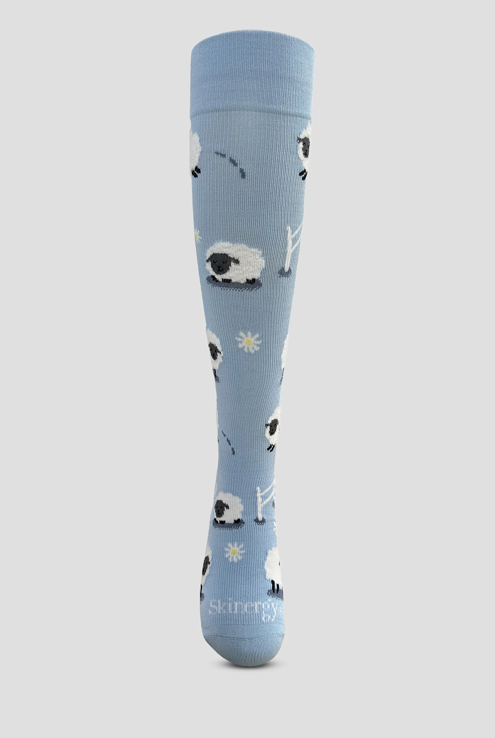 Skinergy Fuzzy Sheep 15-20 mmHG Women's Compression Socks