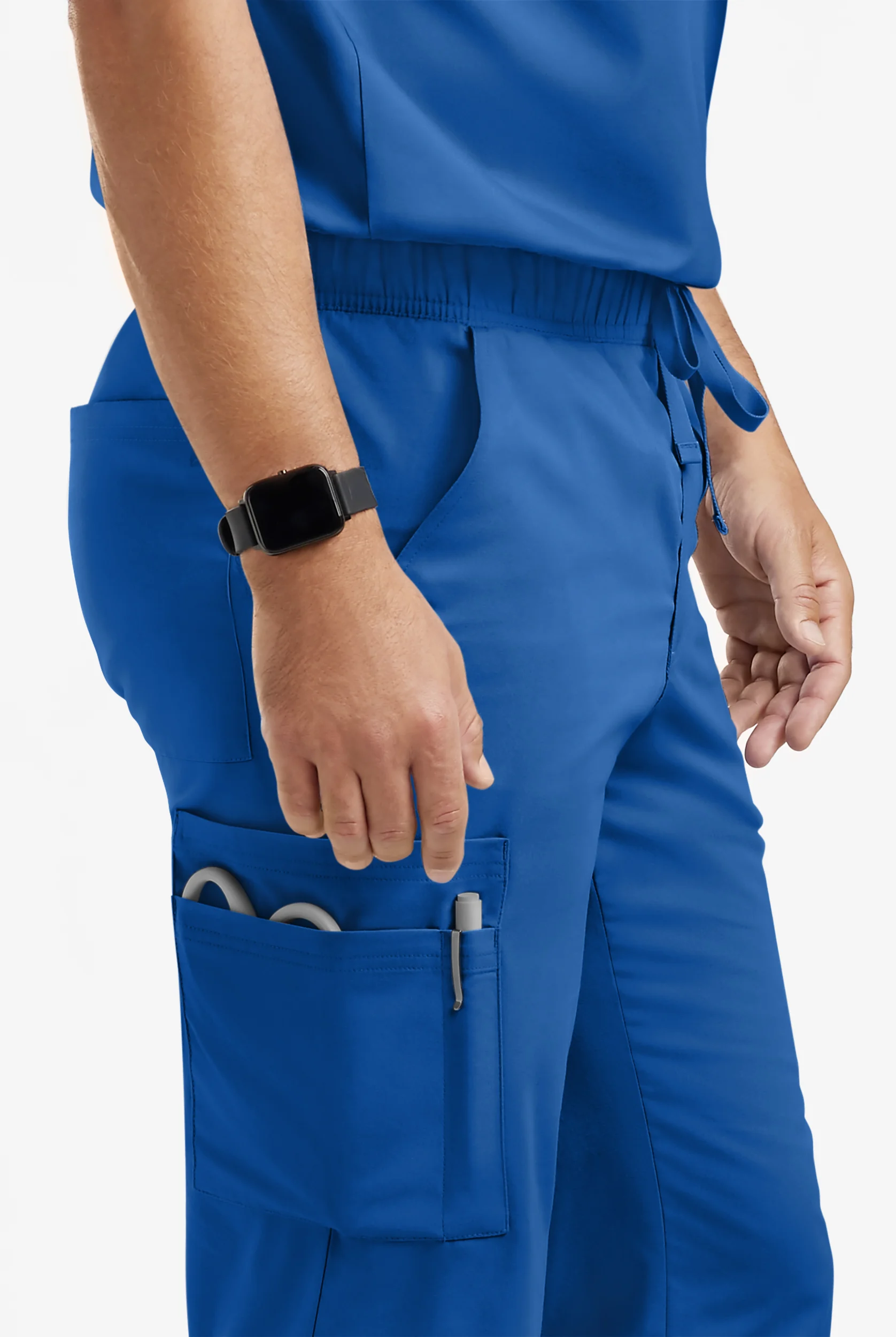 Butter-Soft Originals Men's 9-Pocket Straight Leg Cargo Scrub Pants