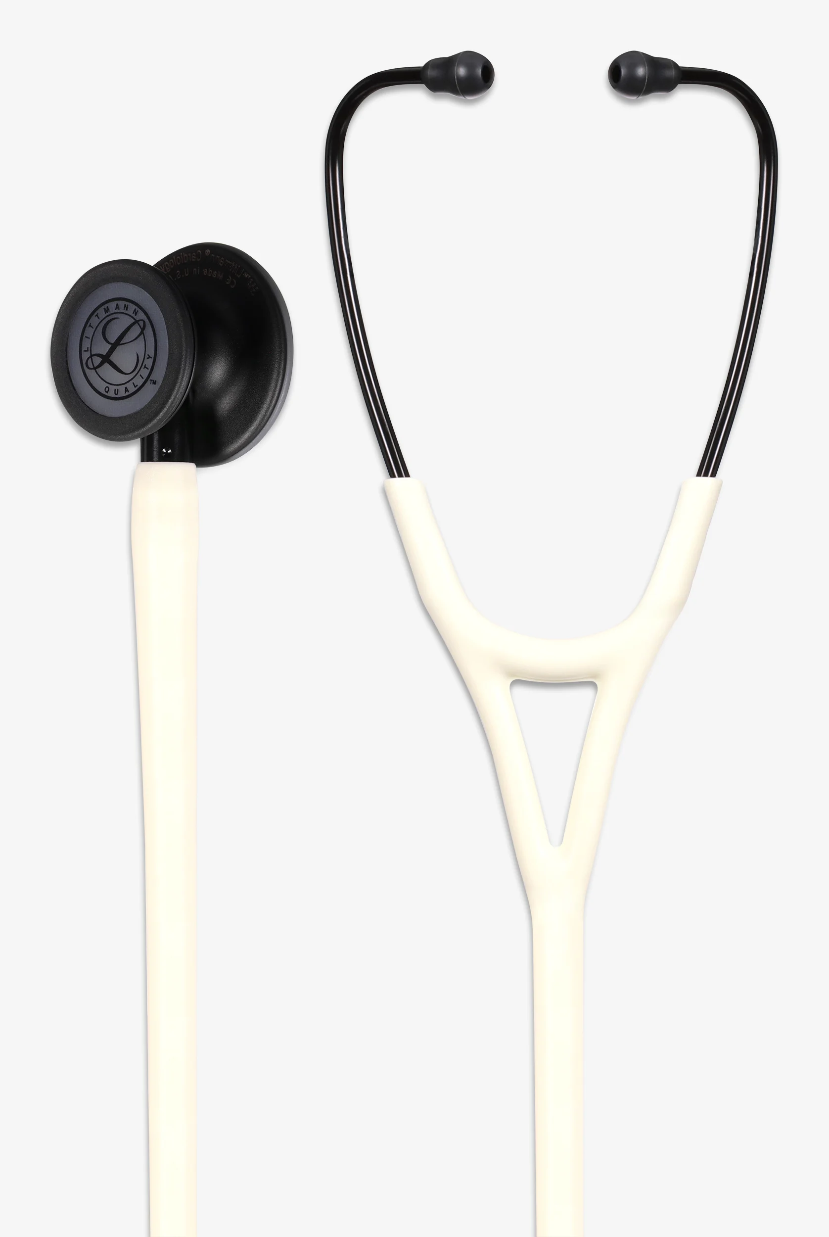 3M™ Littmann® Cardiology IV ™ Black Matte Finish with Alabaster Satin Tube Stethoscope