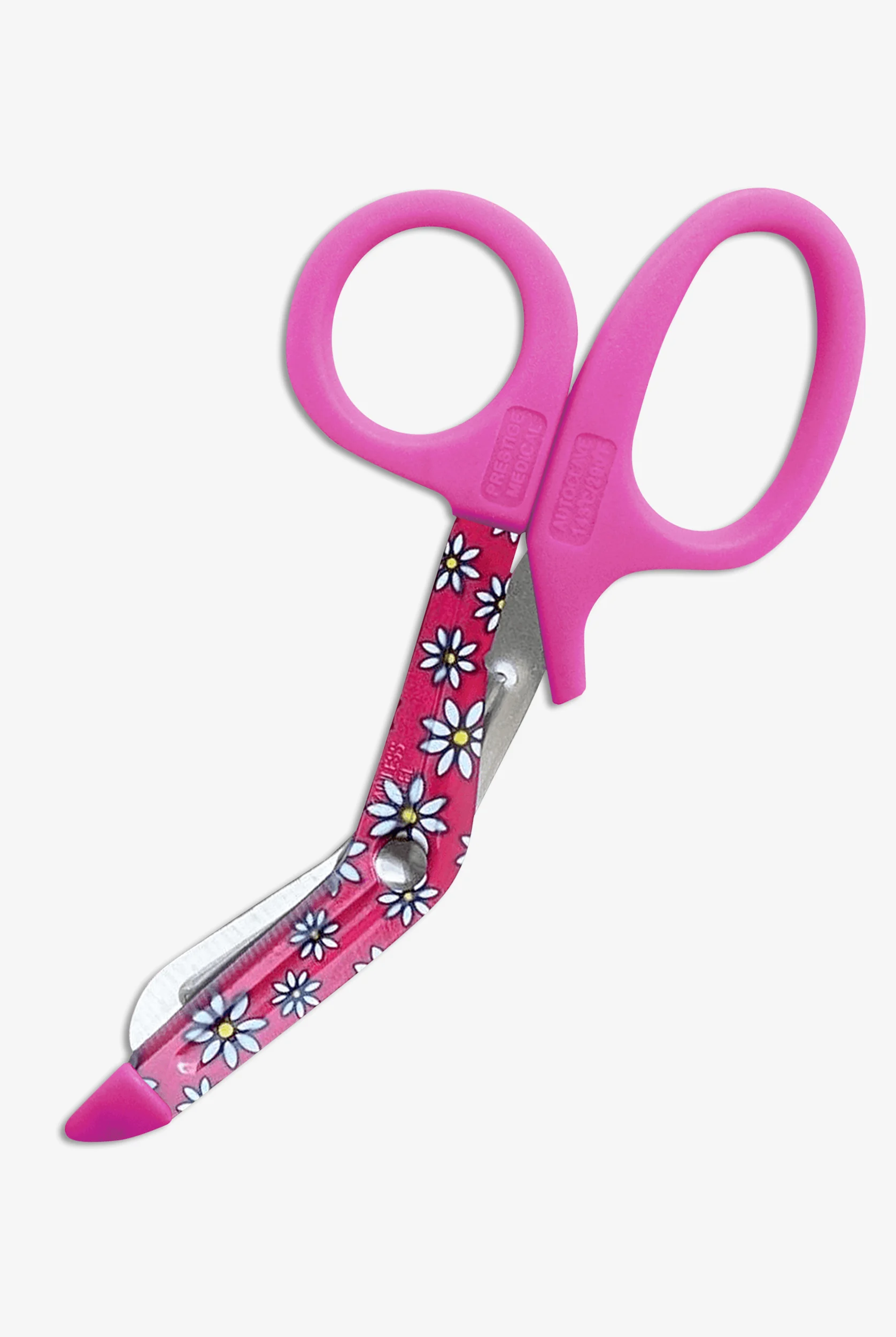 Prestige 5.5" Daisy Hot Pink StyleMate Stainless Steel Utility Scissor
