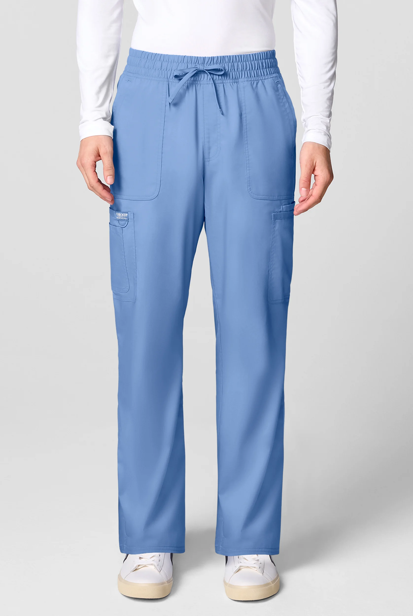 Pantal&oacute;n m&eacute;dico Cherokee Workwear Revolution STRETCH con piernas rectas y 12 bolsillos para hombre