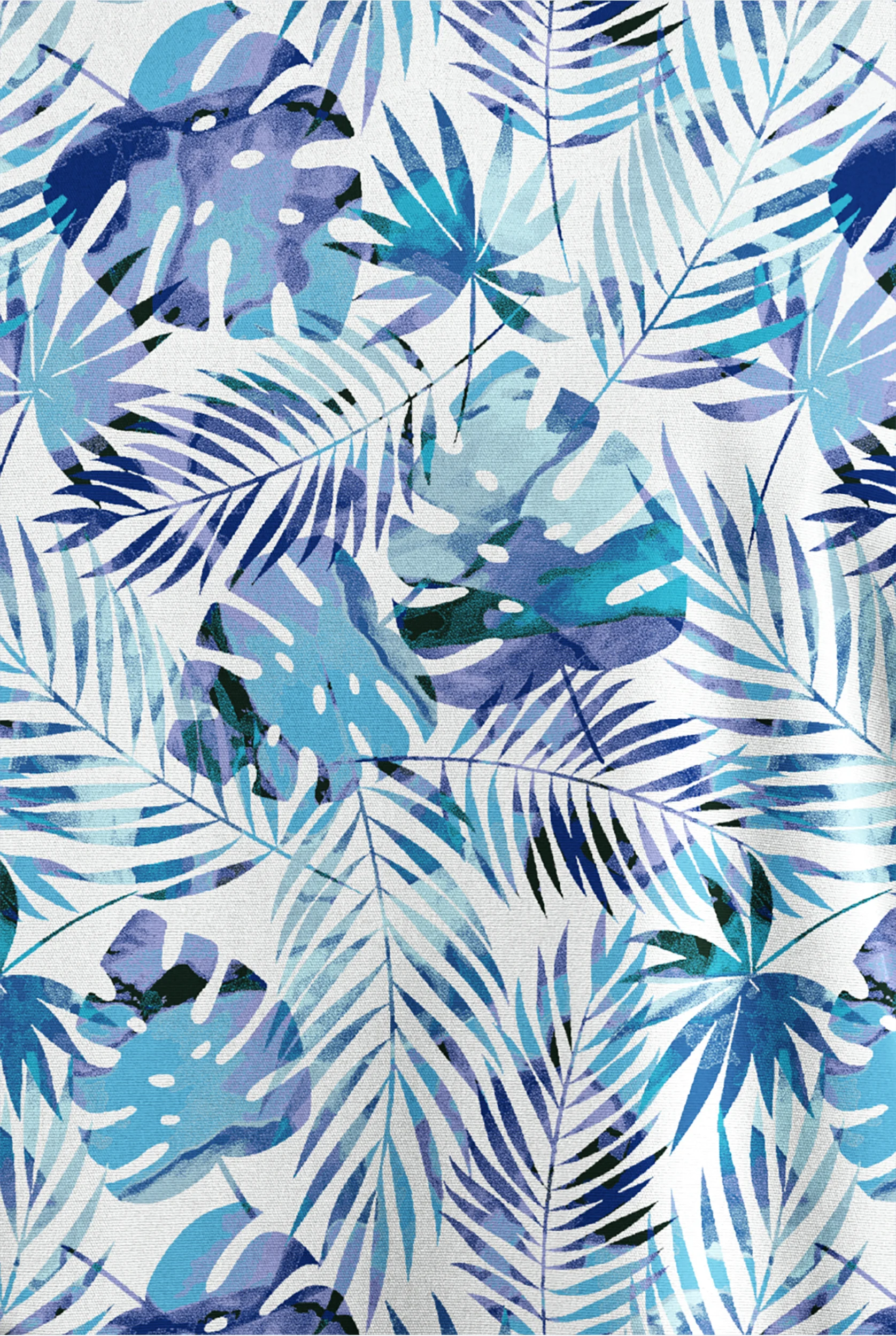 Butter-Soft Originals Tropical Garden Women's 4-Pocket Rounded V-Neck Print Scrub Top