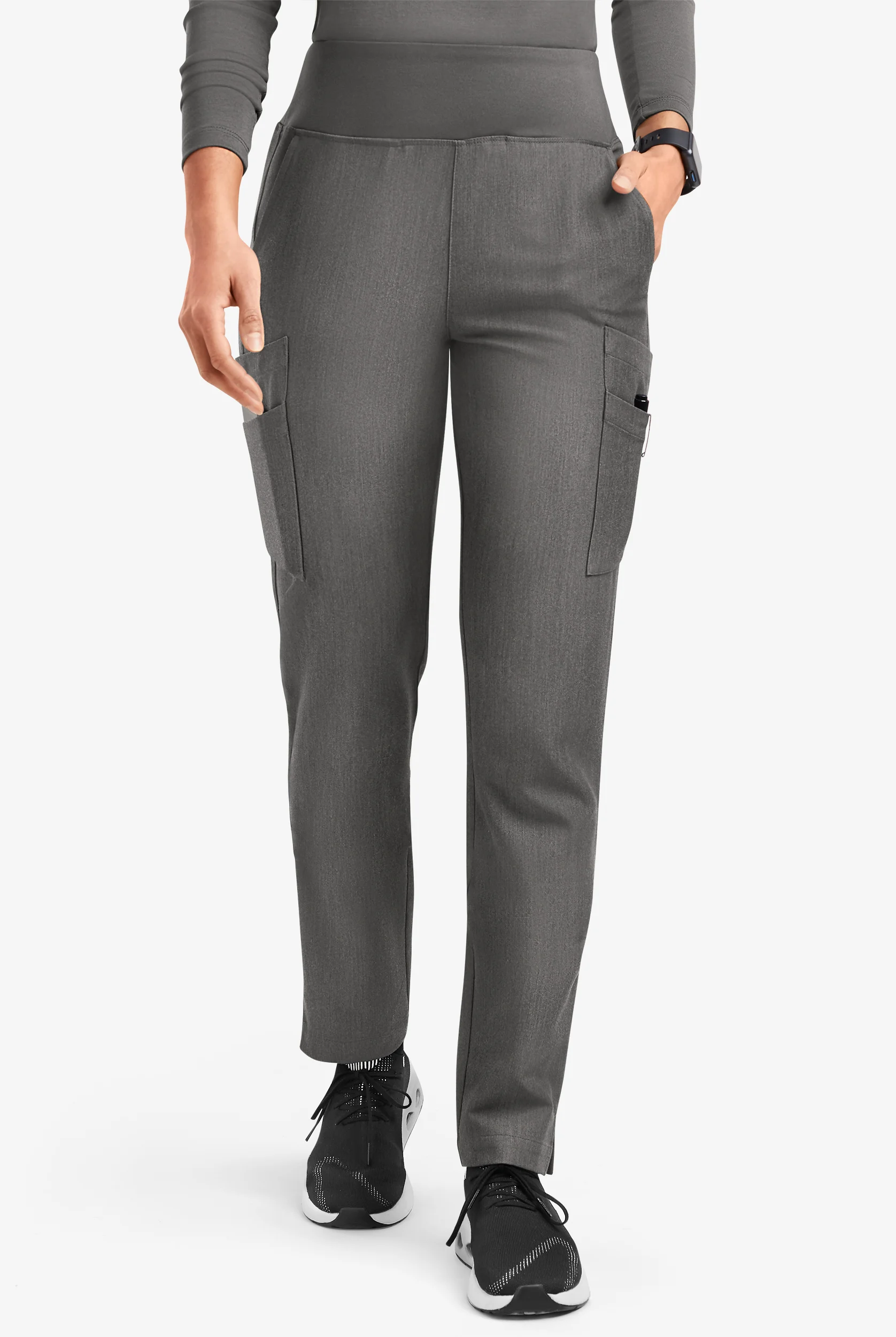 Movement by Butter-Soft Carina Women’s 7-Pocket Skinny Yoga Inspired  Scrub Pant