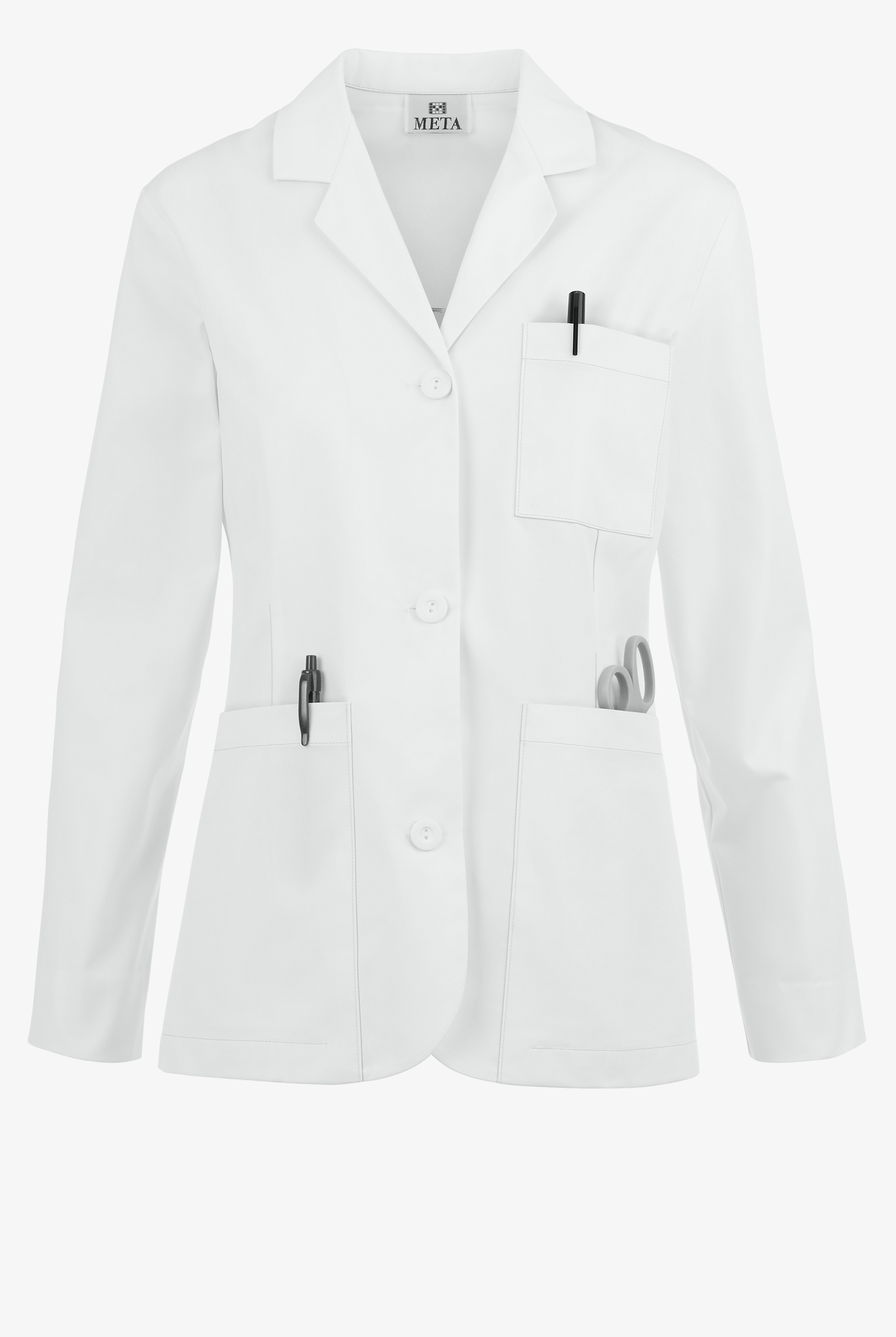 White Swan Meta Women's 28" 7-Pocket Lab Coat