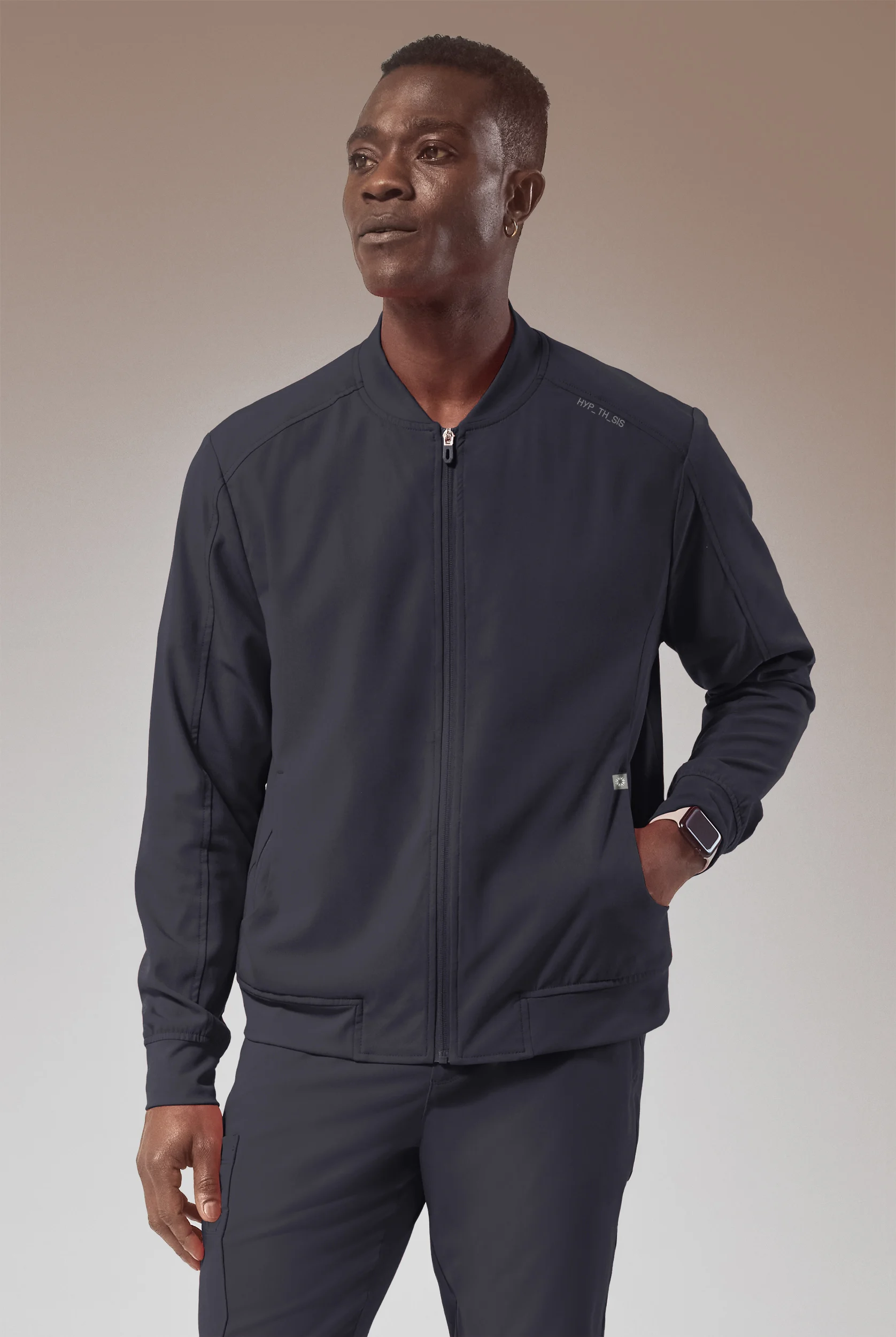Hypothesis Omni Men's 3-Pocket Zip Front Scrub Jacket