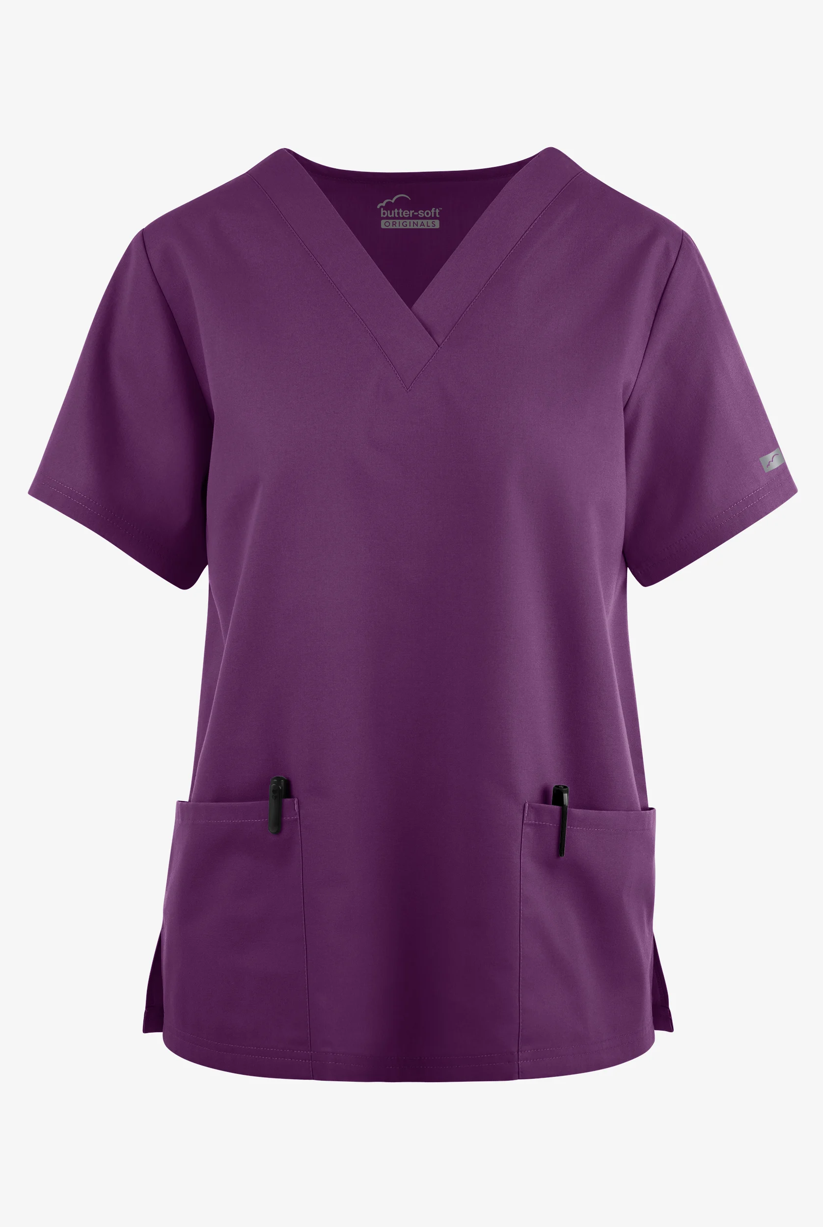 Butter-Soft Originals Women's 2-Pocket V-Neck Scrub Top