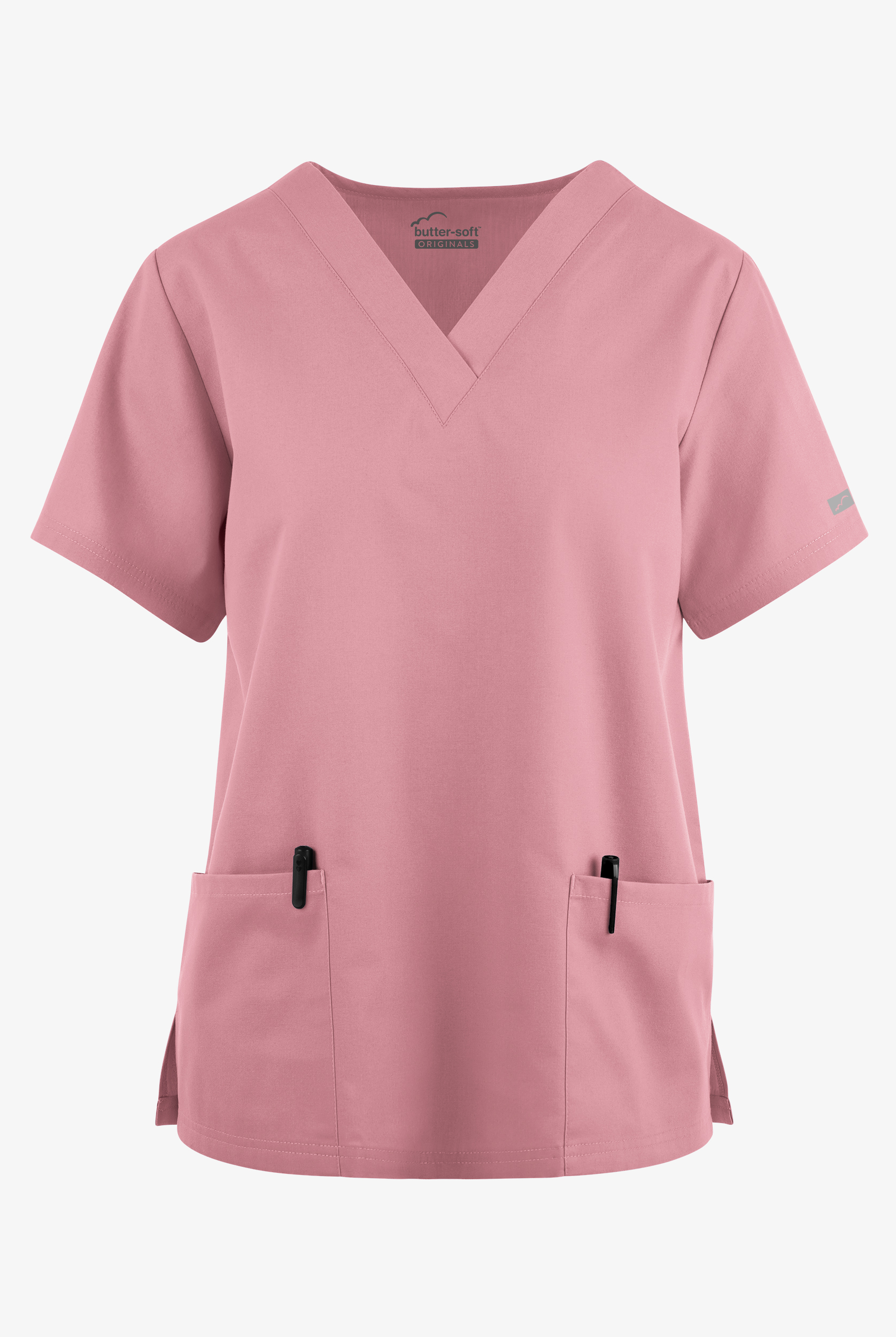 Butter-Soft Originals Women's 2-Pocket V-Neck Scrub Top