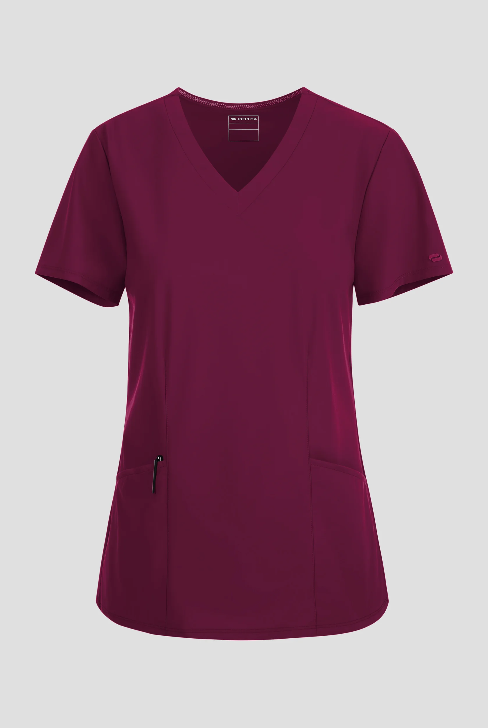 Infinity Pursuit Women's 3-Pocket STRETCH V-Neck Scrub Top