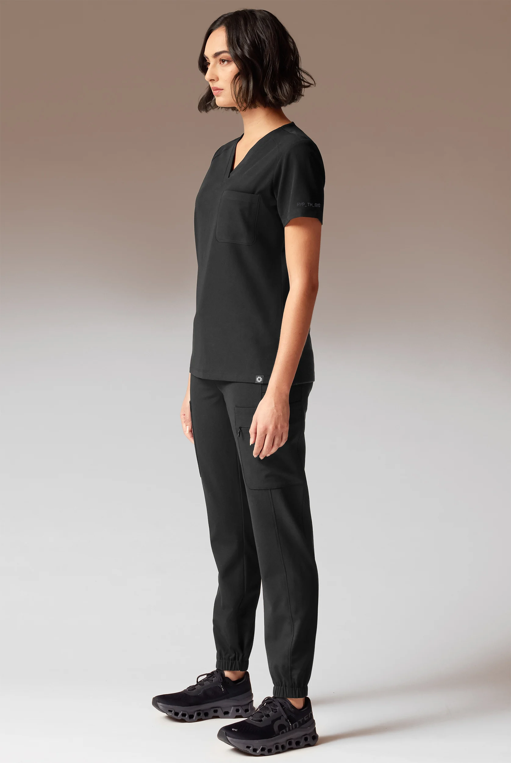 Blusa m&eacute;dica Hypothesis Meta-Base con cuello en V y 1 bolsillo para mujer