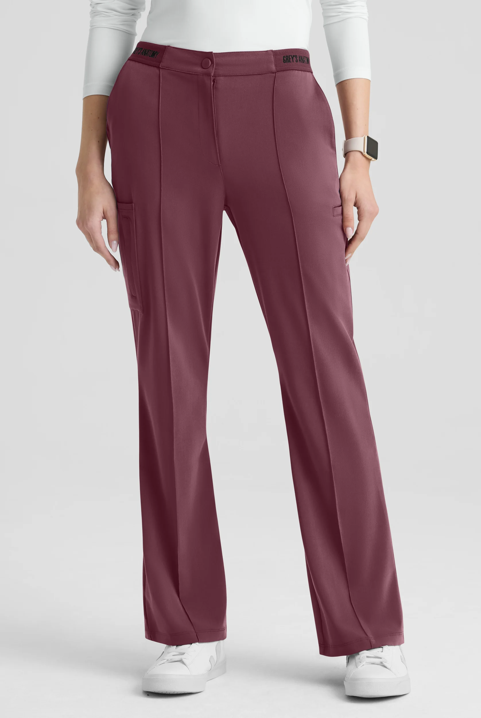 Grey's Anatomy by Barco Cultivate Spring Women's 7-Pocket STRETCH Flare Leg Scrub Pants