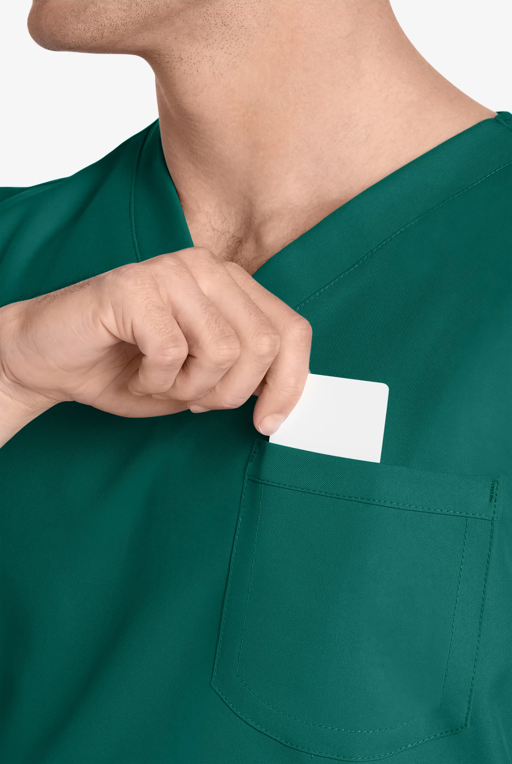 Cherokee Workwear Originals Ultra Unisex 1-Pocket V-Neck Scrub Top