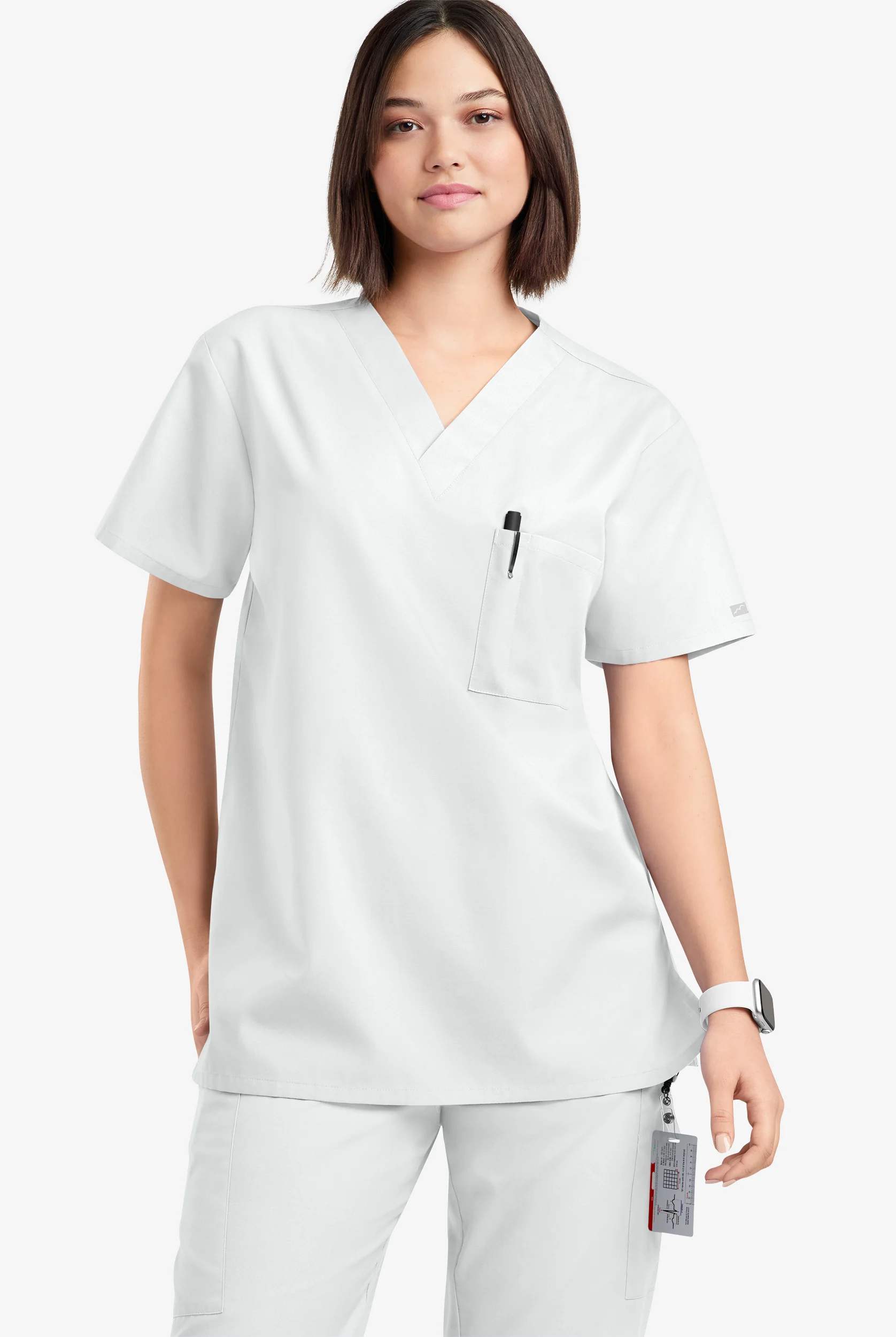 Butter-Soft Originals Unisex 2-Pocket V-Neck Scrub Top