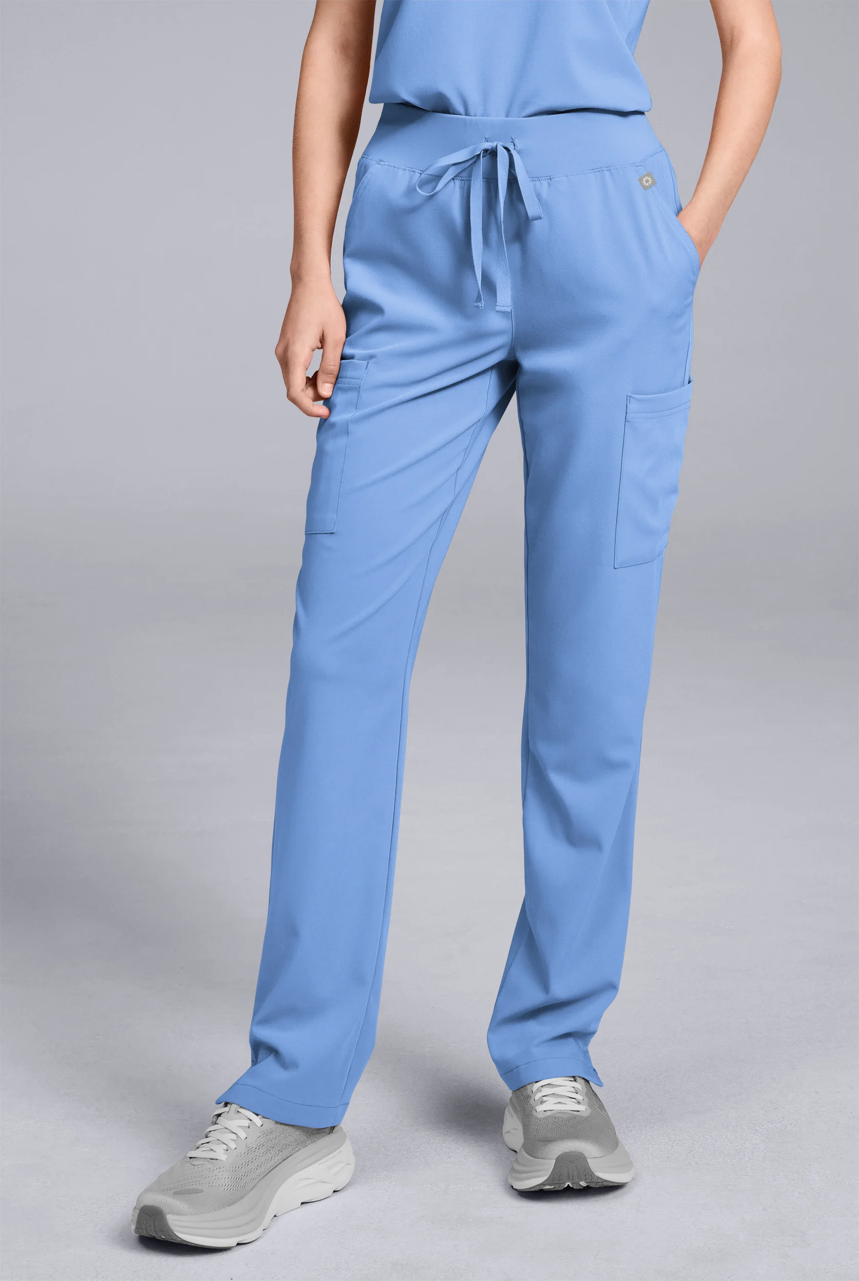Hypothesis Base Women's 7-Pocket Straight Leg Cargo Scrub Pant