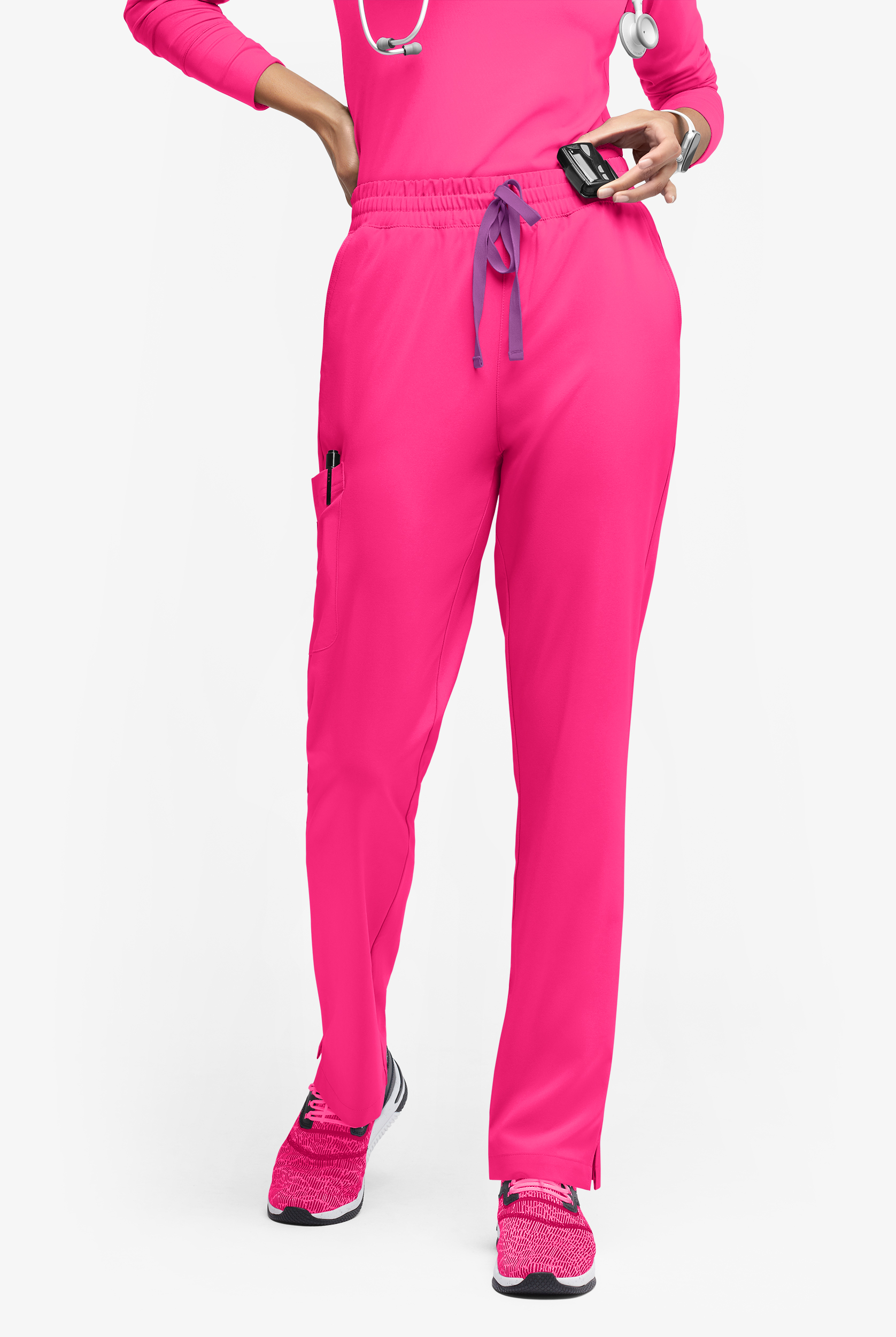 Easy STRETCH Naya Women’s Natural Waist 6-Pocket Straight Leg Scrub Pants